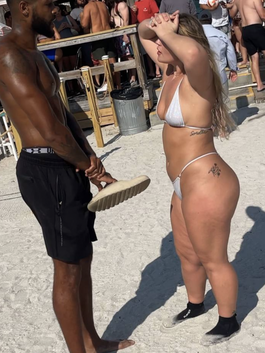 Goddess PAWG White Thong Bikini ππ #AjdmojPQ