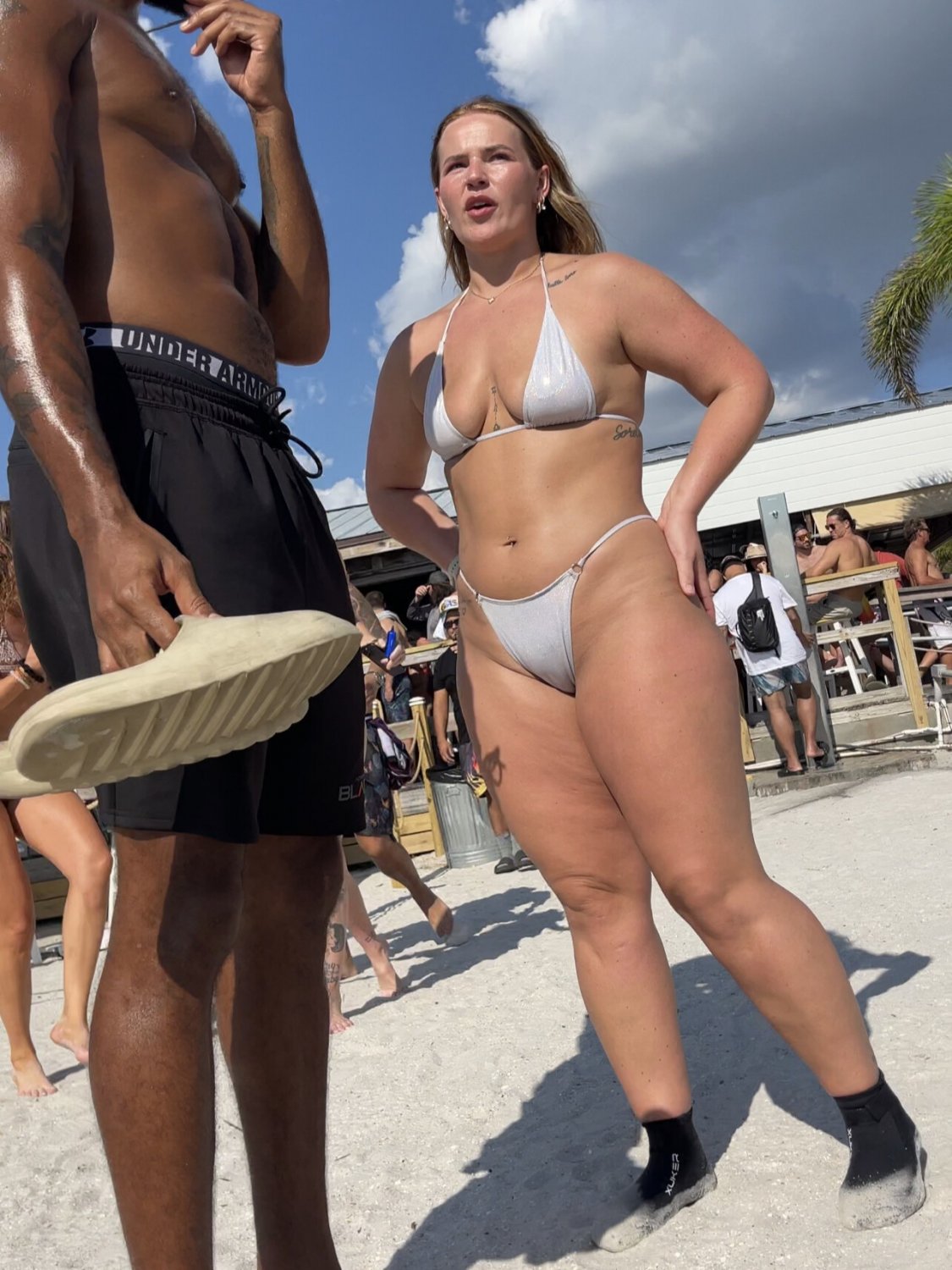 Goddess PAWG White Thong Bikini ππ #yzKjlnYe